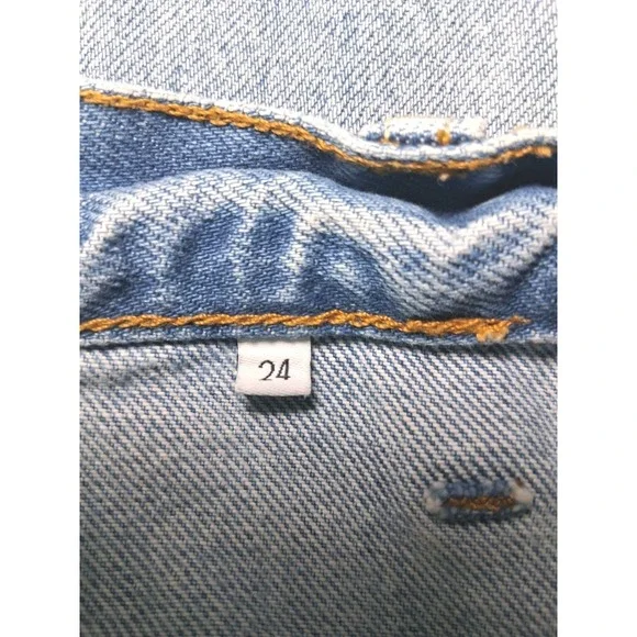 Boyish by HER Women's Kirby Straight Leg Denim Jeans Size 24 Where The Boys Are - Picture 8 of 12